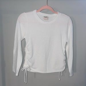Paper Crane Girls XL White Sweater